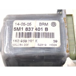 Recambio de motor elevalunas delantero izquierdo para volkswagen golf v (1k1) 2.0 tdi referencia OEM IAM 5M1837401B  