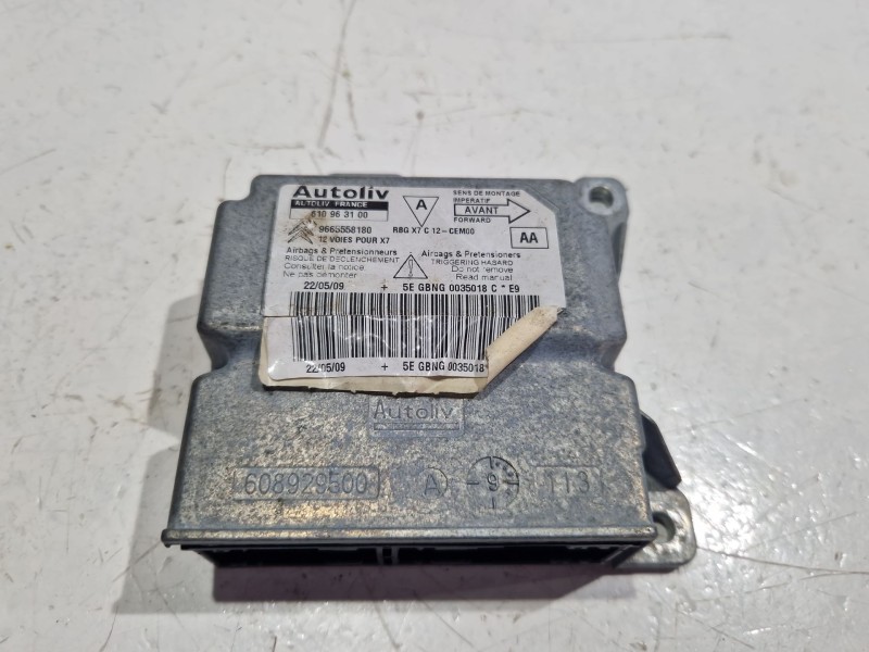 Recambio de centralita airbag para citroën c5 iii (rd_) 2.0 hdi (rdrhda) referencia OEM IAM 9665558180  