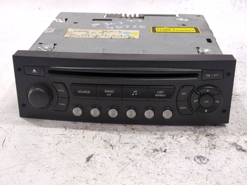 Recambio de sistema audio / radio cd para peugeot 307 (3a/c) 1.6 16v referencia OEM IAM 7645038392  