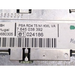 Recambio de sistema audio / radio cd para peugeot 307 (3a/c) 1.6 16v referencia OEM IAM 7645038392  