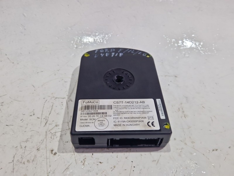 Recambio de modulo electronico para ford focus iii 1.6 tdci referencia OEM IAM CS7T14D212AB  