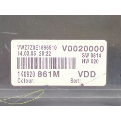 Recambio de cuadro completo para volkswagen golf v (1k1) 2.0 tdi referencia OEM IAM 1K0920861M  