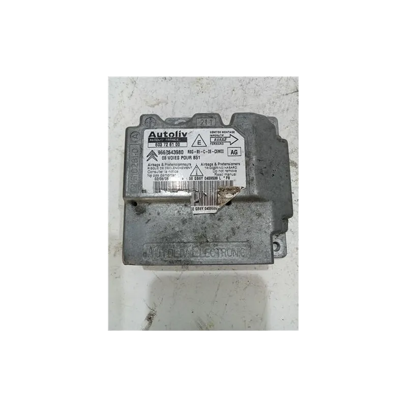 Recambio de centralita airbag para citroën c4 berlina (06.2004) 2.0 16v referencia OEM IAM 603726100  