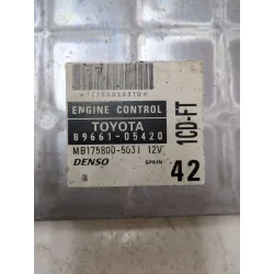 Recambio de centralita inyeccion para toyota avensis (_t22_) 2.0 d-4d (cdt220_) referencia OEM IAM 8966105420  