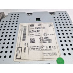 Recambio de sistema audio / radio cd para chevrolet aveo fastback 1.3 d referencia OEM IAM 95063869  
