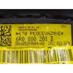 Recambio de airbag volante para volkswagen polo v (6r1, 6c1) 1.6 tdi referencia OEM IAM 6R0880201D  