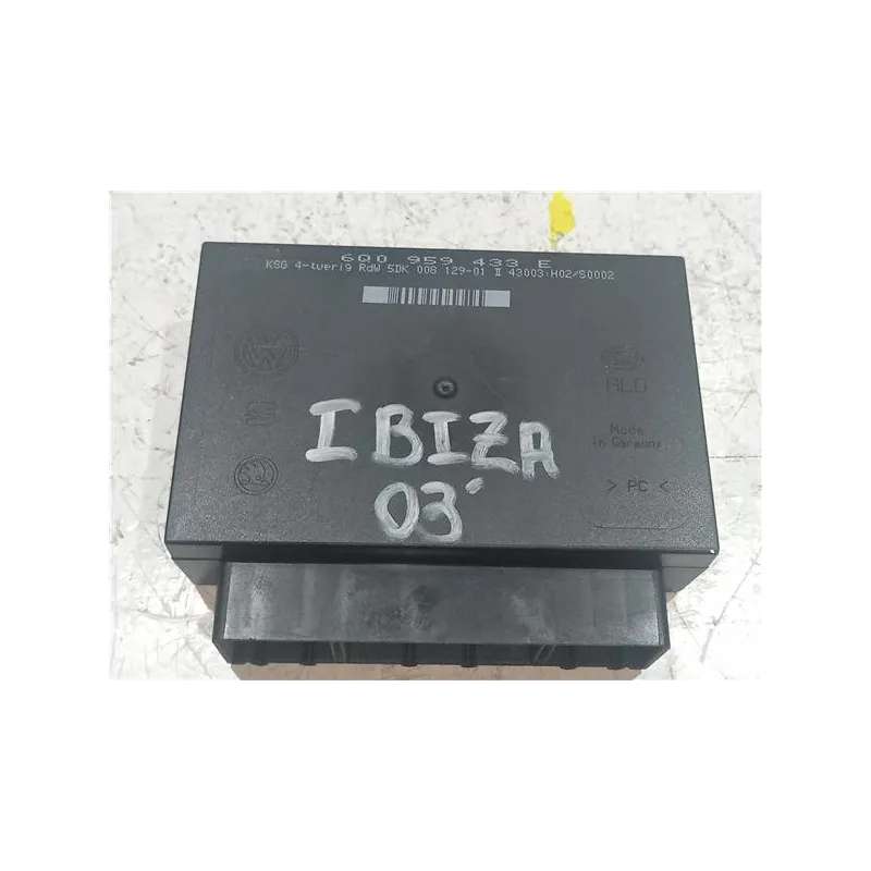 Recambio de centralita cierre para seat ibiza (6l1)(04.2002) 1.9 tdi referencia OEM IAM 6Q0959433E  