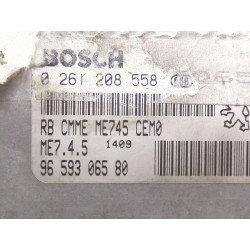 Recambio de centralita inyeccion para peugeot 307 (3a/c) 1.6 16v referencia OEM IAM 0261208558  