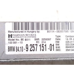 Recambio de modulo electronico para bmw 5 (f10) 520 d referencia OEM IAM 925715101  