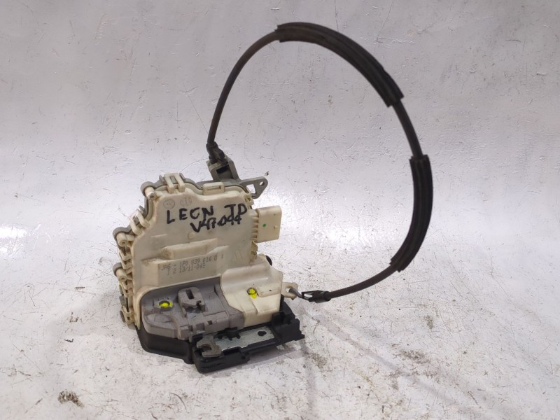 Recambio de cerradura puerta trasera derecha para seat leon (1p1) 1.4 tsi referencia OEM IAM 1P0839016D  