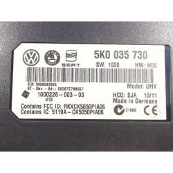 Recambio de modulo electronico para seat leon (1p1) 1.4 tsi referencia OEM IAM 5K0035730  
