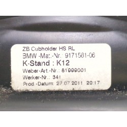 Recambio de portaobjetos consola central para bmw 5 (f10) 520 d referencia OEM IAM 917156106  