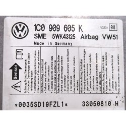 Recambio de centralita airbag para volkswagen polo iv (9n_, 9a_) 1.4 tdi referencia OEM IAM 1C0909605K  