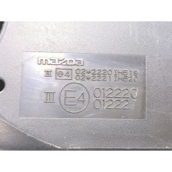 Recambio de retrovisor izquierdo para mazda 2 (dy) 1.4 cd referencia OEM IAM E4012220  