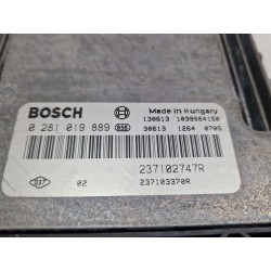 Recambio de centralita inyeccion para renault captur 1.5 dci referencia OEM IAM 0281019889  