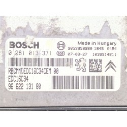 Recambio de centralita inyeccion para citroën xsara berlina (1997) 1.9 td referencia OEM IAM 0281013331  