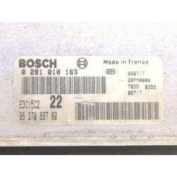 Recambio de centralita inyeccion para citroën xsara (n1) 1.9 td referencia OEM IAM 0281010163  