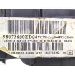 Recambio de com 2000 para peugeot 208 1.4 hdi 68cv? referencia OEM IAM 98072680ZD  