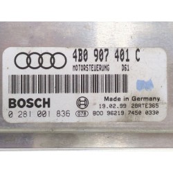 Recambio de centralita inyeccion para audi a6 c5 (4b2, 4b4) 2.5 tdi referencia OEM IAM 4B0907401C  