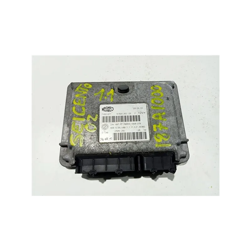 Recambio de centralita inyeccion para fiat seicento (187)(1998) 1.1 (187axb, 187axb1a) referencia OEM IAM IAW4AFM7  