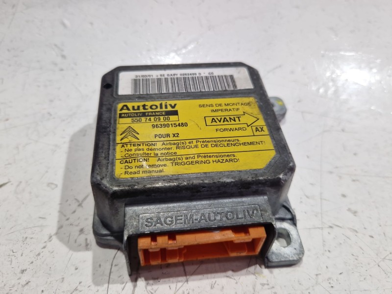 Recambio de centralita airbag para citroën xantia berlina (1998) 2.0 hdi 90 referencia OEM IAM 9639015480  