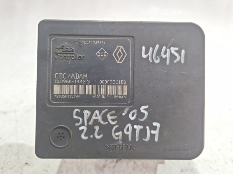 Recambio de nucleo abs para renault espace iv (jk0)(2002) 2.2 dci (jk07) referencia OEM IAM 10096014423  