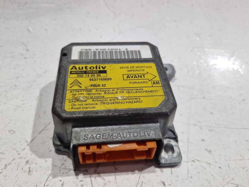 Recambio de centralita airbag para citroën xantia berlina (1998) 2.0 hdi 90 referencia OEM IAM 9637169880  