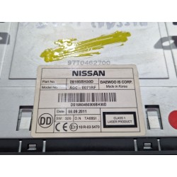 Recambio de sistema audio / radio cd para nissan juke (f15) 1.5 dci referencia OEM IAM 28185BH30D  