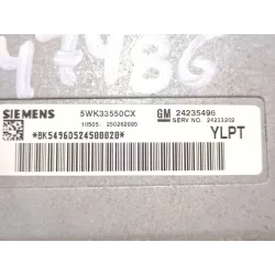 Recambio de centralita para cadillac sts 3.6 referencia OEM IAM 24235496 5WK33550CX  