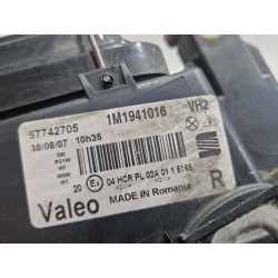 Recambio de faro delantero derecho para seat leon (1m1) 1.9 tdi referencia OEM IAM 1M1941016  