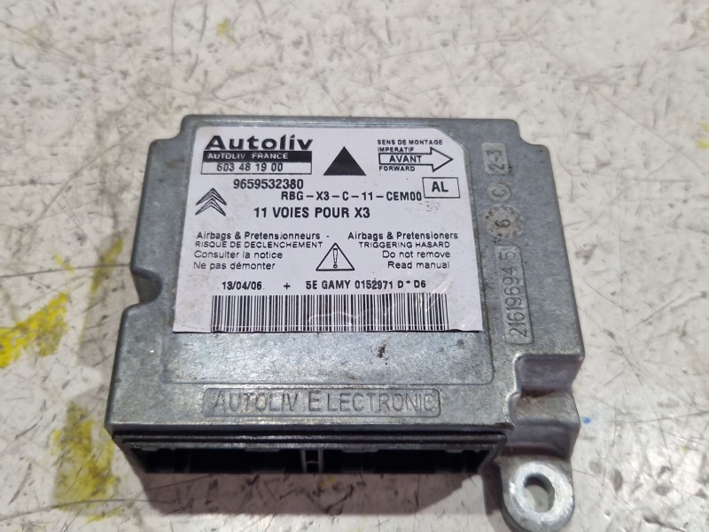 Recambio de centralita airbag para citroën c5 berlina (2001) 1.6 referencia OEM IAM 9659532380  