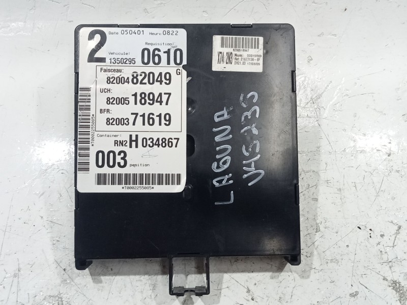 Recambio de modulo electronico para renault laguna ii (bg0)(2001) 1.9 dci (bg0g) referencia OEM IAM 8200482049  