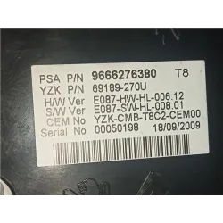 Recambio de cuadro completo para peugeot 3008 (05.2009) 2.0 hdi referencia OEM IAM 9666276380  