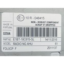 Recambio de sistema audio / radio cd para ford fiesta vi (cb1, ccn) 1.25 referencia OEM IAM e1bt18C815gl  
