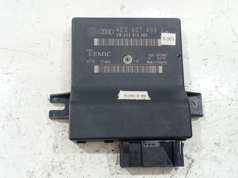 Recambio de modulo electronico para audi a8 d3 (4e2, 4e8) 4.2 quattro referencia OEM IAM 4E0907468A  