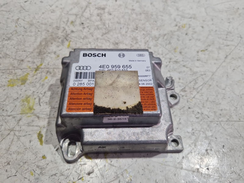 Recambio de centralita airbag para audi a8 d3 (4e2, 4e8) 4.2 quattro referencia OEM IAM 4E0959655  