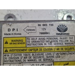 Recambio de centralita airbag para daewoo matiz (m100, m150) 1.0 referencia OEM IAM 96603736  