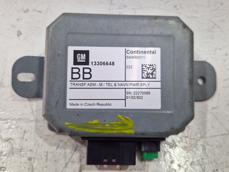 Recambio de centralita airbag para chevrolet aveo fastback 1.2 referencia OEM IAM 13306648  
