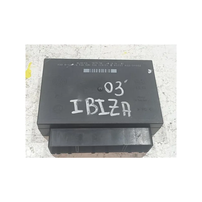 Recambio de centralita cierre para seat ibiza (6l1)(04.2002) 1.9 tdi referencia OEM IAM 6Q0959433E  