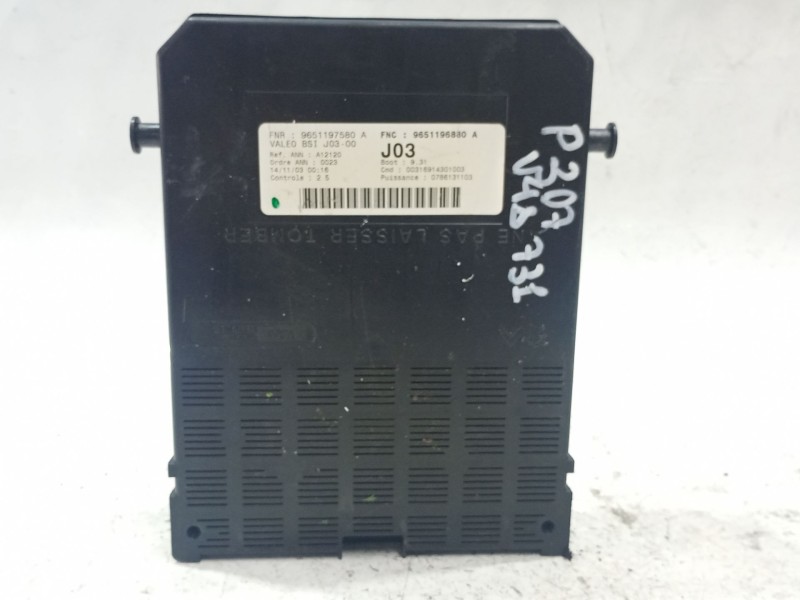 Recambio de bsi para peugeot 307 (3a/c) 2.0 hdi 110 referencia OEM IAM 9651197580  