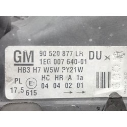 Recambio de faro delantero izquierdo para opel astra g sedán (t98) 2.0 di (f69) referencia OEM IAM 90520877LH  