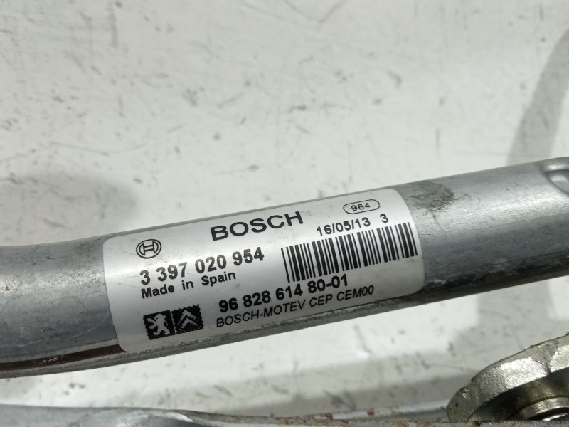 Recambio de mecanismo limpia delantero para peugeot partner tepee 1.6 hdi / bluehdi 75 referencia OEM IAM 3397020954  