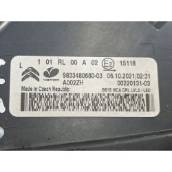 Recambio de piloto delantero izquierdo para citroën c3 iii (sx) 1.2 puretech 82 referencia OEM IAM 9833480680  