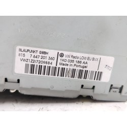 Recambio de sistema audio / radio cd para volkswagen passat berlina (3c2)(2005) 2.0 tdi referencia OEM IAM 1K0035186AA  
