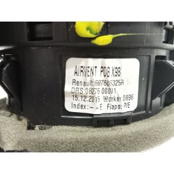 Recambio de aireador derecho para renault captur i (j5_, h5_) 0.9 tce 90 referencia OEM IAM 687606325R  
