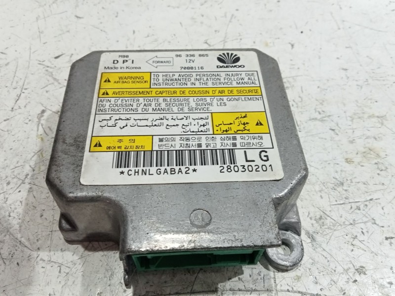 Recambio de centralita airbag para daewoo matiz (m100, m150) 1.0 referencia OEM IAM 96336865  