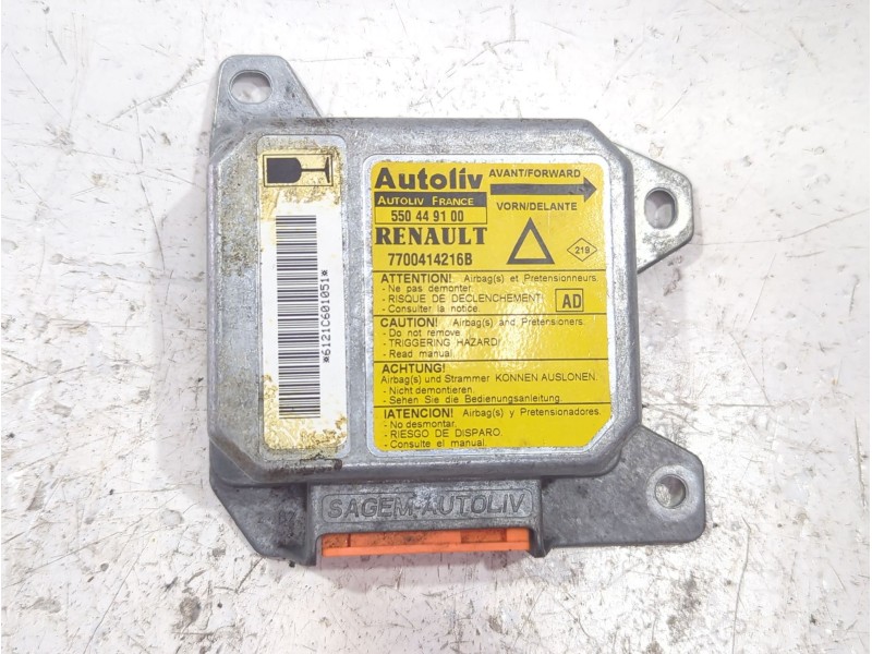 Recambio de centralita airbag para renault laguna i (b56_, 556_) 2.2 d (b56f/2) referencia OEM IAM 550449100  