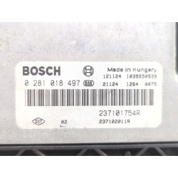 Recambio de centralita inyeccion para renault trafic ii furgón (fl) 1.9 dci 100 (fl0c) referencia OEM IAM 0281018497  