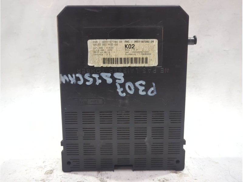 Recambio de bsi para peugeot 307 (3a/c) 2.0 hdi 90 referencia OEM IAM 9651197080  