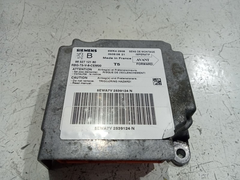 Recambio de centralita airbag para peugeot 307 break (3e) 1.6 hdi 110 referencia OEM IAM 9652712180  